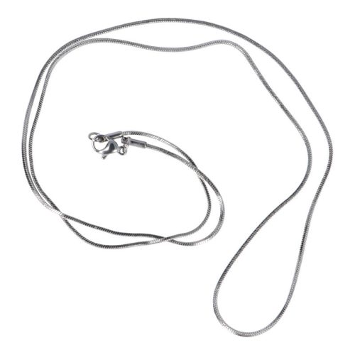 Nemesacél kígyólánc, kb. 60 cm, 1,2 mm vékony (1 db)