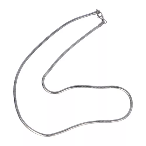 Nemesacél kígyólánc kb.50 cm 2,4 mm vékony (1 db)