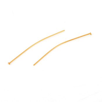 Nemesacél szerelőpálca, arany, 0,6x40 mm (kb. 20 db)