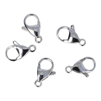 Orvosi fém, karabiner, 15 mm (5 db)