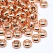 Baligyöngy, sima, rosegold színű, 7 mm (10 db)