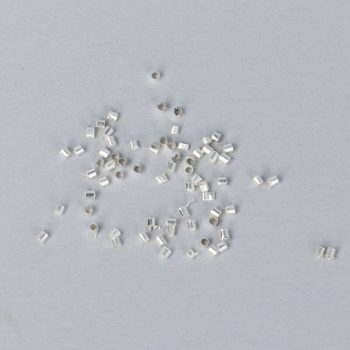 Stopper, hengeres, ezüst szín 1,5 mm (kb. 200 db)