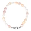 Rizsszemű, multicolor tenyésztett gyöngy szett, 6-8 mm