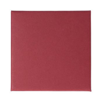 Díszdoboz, bordó, 80x80x25 mm