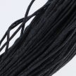 Kordszál, viaszos, fekete, 1 mm, kb. 65 m