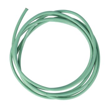   Hengerelt marhabőr szál, menta, kb. 2 mm vastag, 1 m hosszú