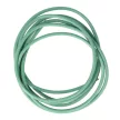 Hengerelt marhabőr szál, menta, kb. 2 mm vastag, 1 m hosszú