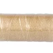 Makramé zsinor viaszos polieszter, 0,8 mm krém, kb. 260 m