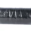 Makramé zsinor, viaszos polieszter, 0,8 mm fekete, kb. 260 m