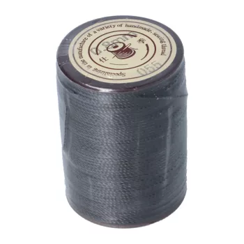   Makramé zsinor, viaszos polieszter, 0,8 mm  mély kék, kb. 50 m
