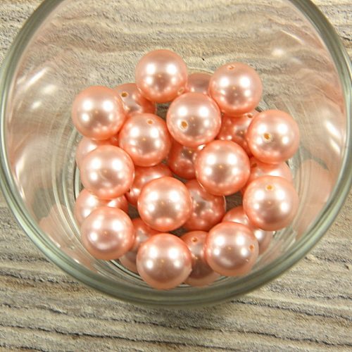 Shell pearl rózsaszín golyó, 12 mm