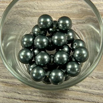 Shell pearl olajzöld golyó, 12 mm