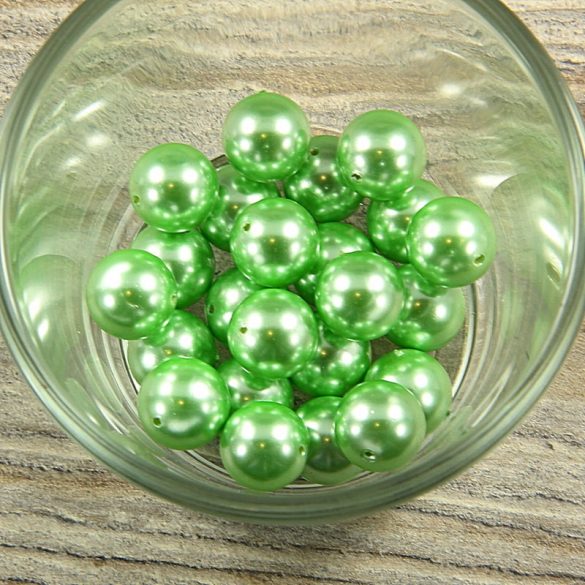 Shell pearl világoszöld golyó, 12 mm