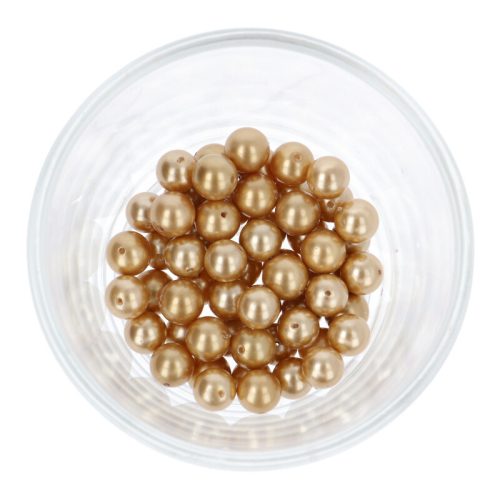 Shell pearl világosbarna golyó, 8 mm