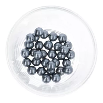 Shell pearl sötétszürke golyó, 8 mm