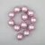 Shell pearl alapanyagszál, világoslila, golyós, 16 mm, 38 cm